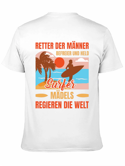 Surfer Madels T-Shirt: Beach Vibes Relaxed Fit