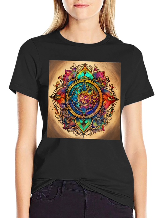 Mandala Art T-Shirt - Unique Colorful Design