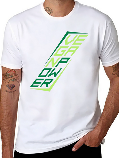 Vegan Power Black T-Shirt