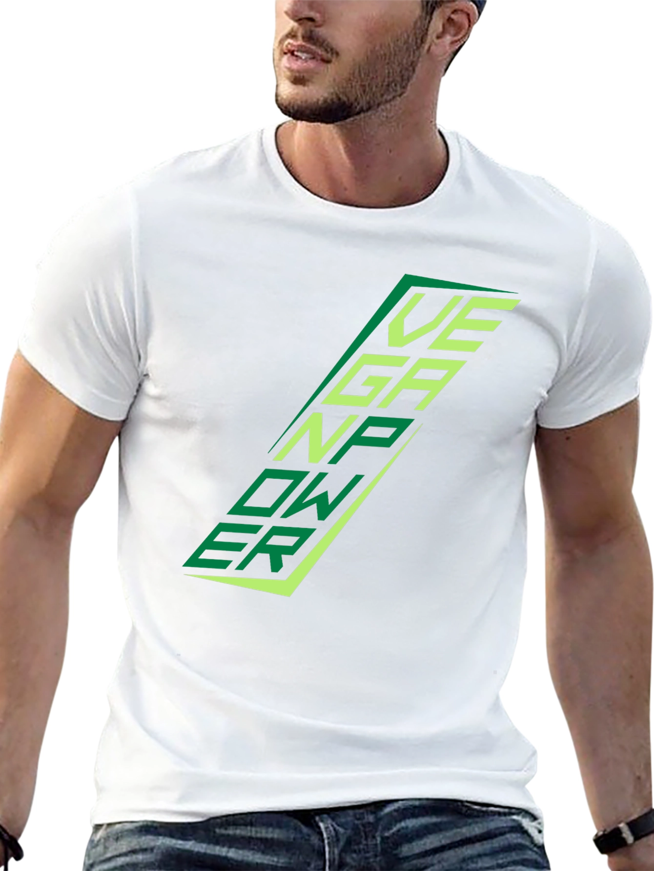 Vegan Power Black T-Shirt