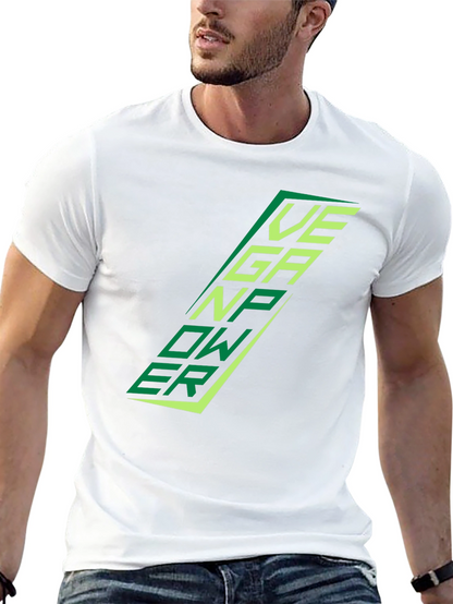 Vegan Power Black T-Shirt