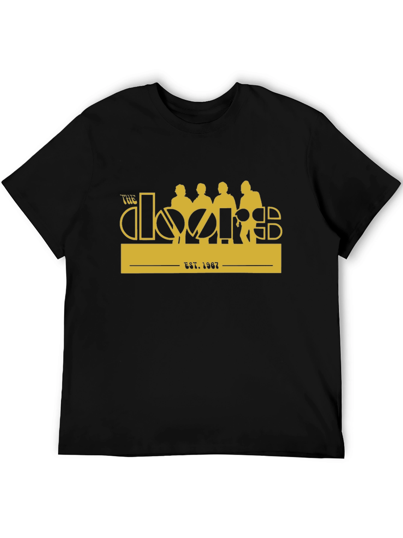 The Doors Band Est. 1967 Black T-Shirt