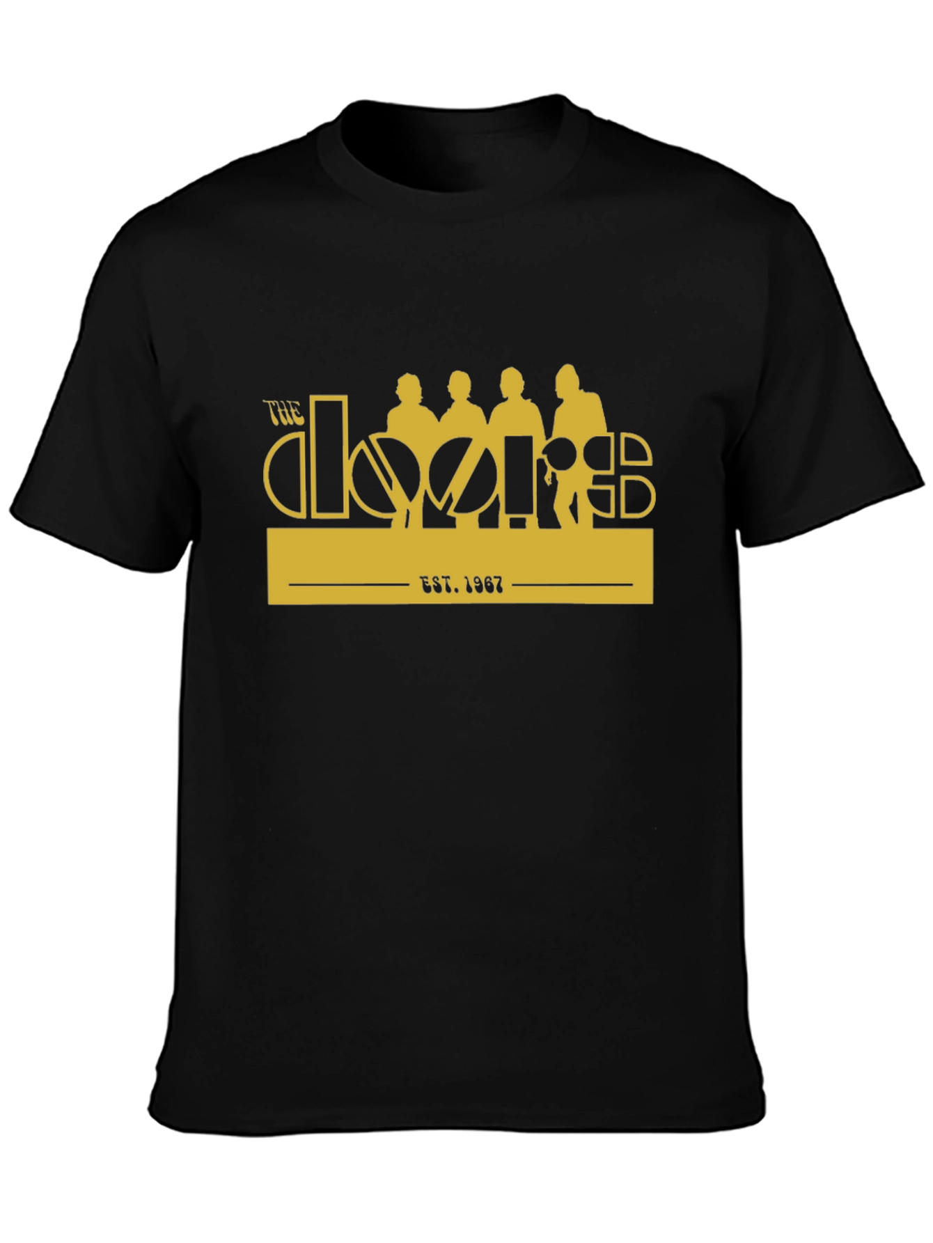 The Doors Band Est. 1967 Black T-Shirt