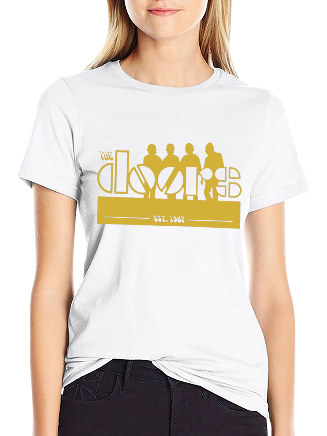 The Doors Band Est. 1967 Black T-Shirt