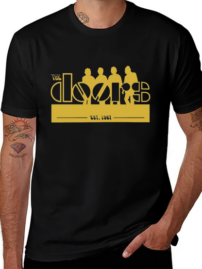 The Doors Band Est. 1967 Black T-Shirt
