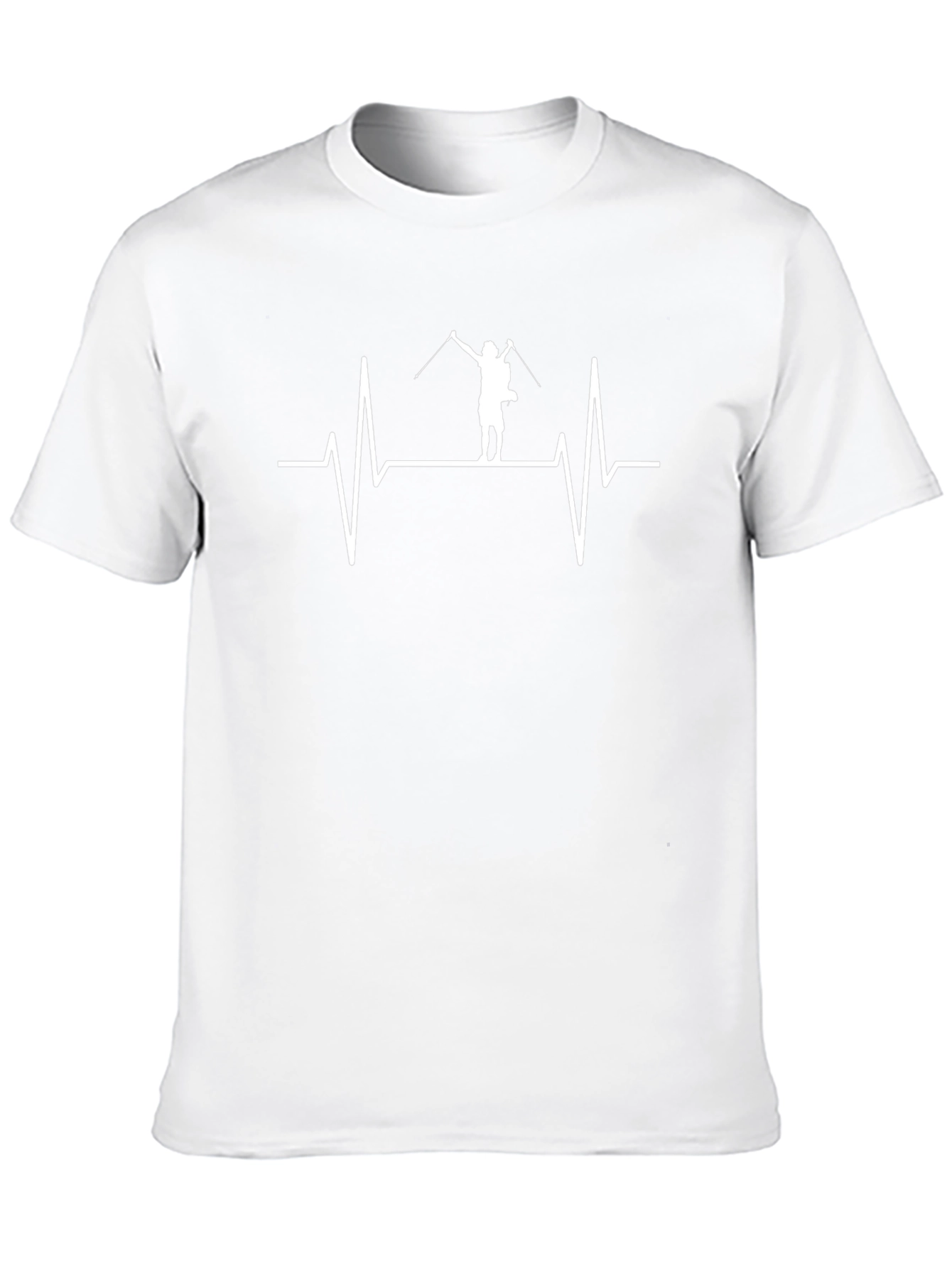 Hiking Heartbeat T-Shirt - Adventure Ready!