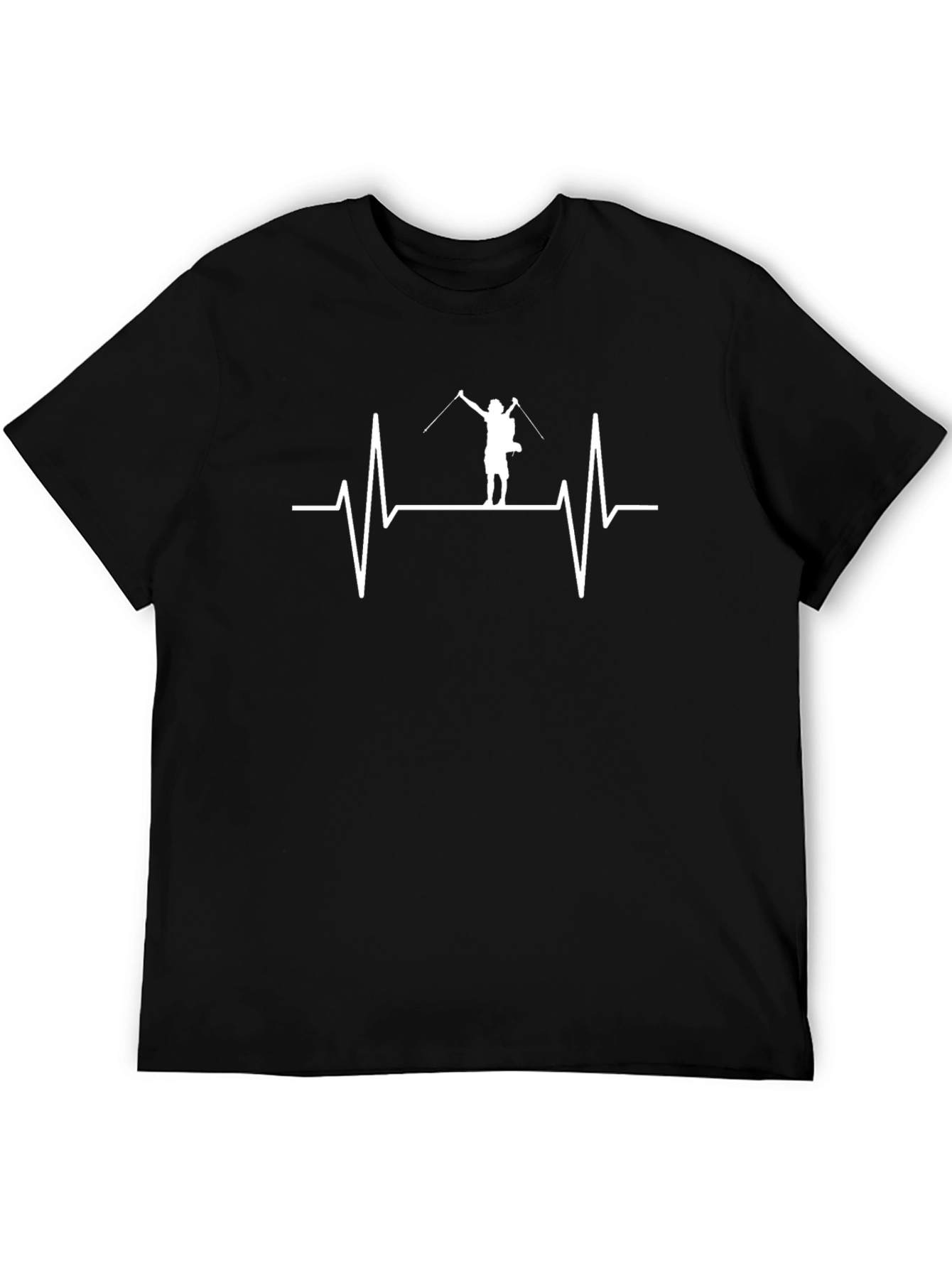Hiking Heartbeat T-Shirt - Adventure Ready!