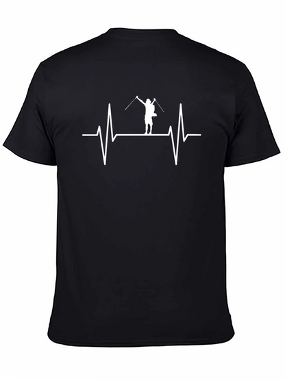 Hiking Heartbeat T-Shirt - Adventure Ready!