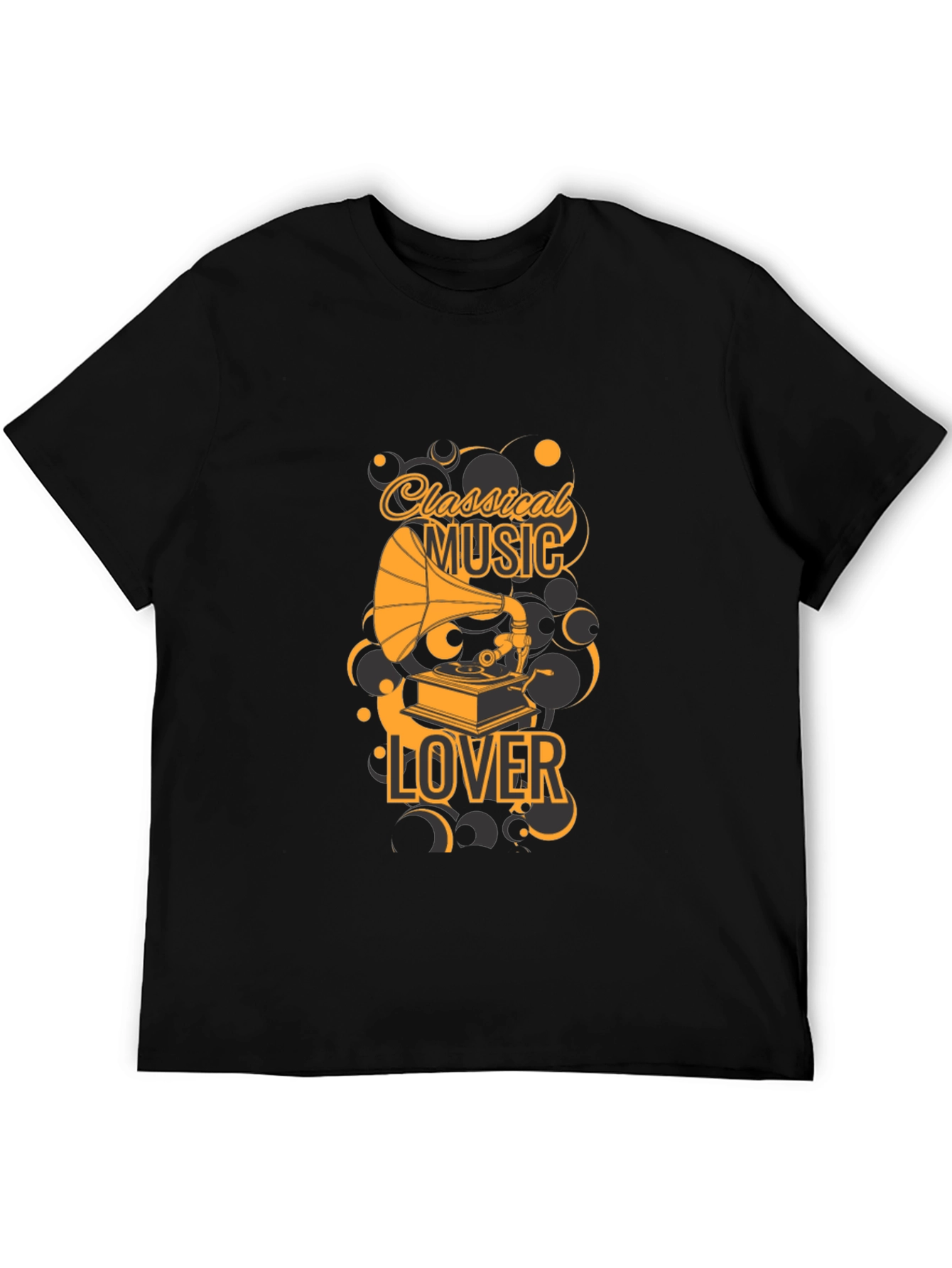 Classical Music Lover Black T-Shirt