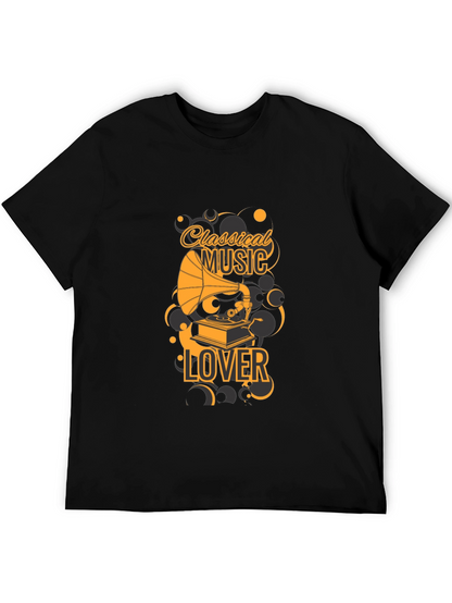 Classical Music Lover Black T-Shirt