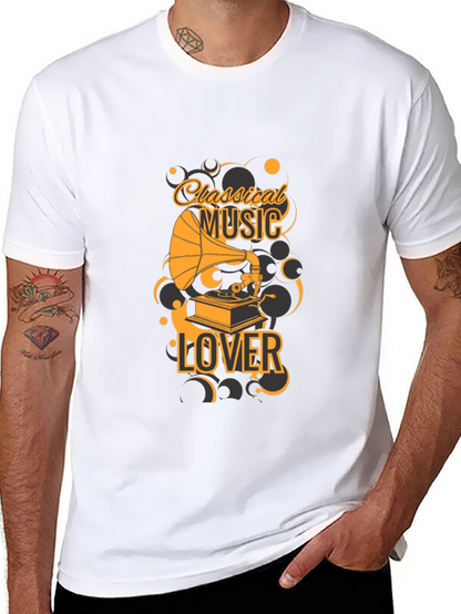 Classical Music Lover Black T-Shirt