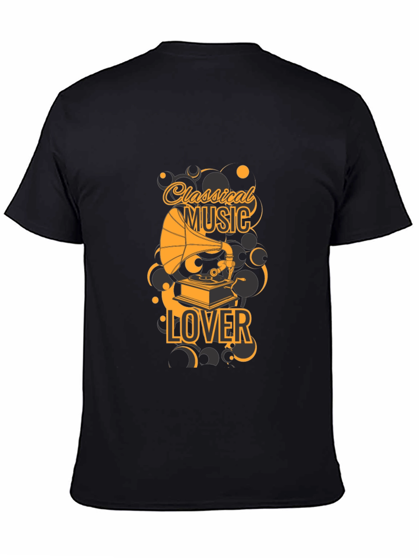 Classical Music Lover Black T-Shirt