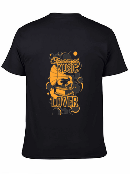 Classical Music Lover Black T-Shirt