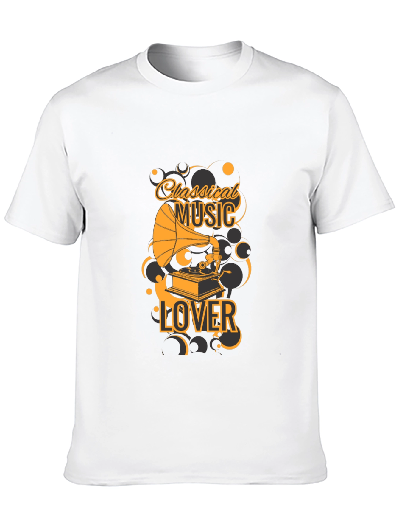 Classical Music Lover Black T-Shirt