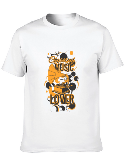 Classical Music Lover Black T-Shirt