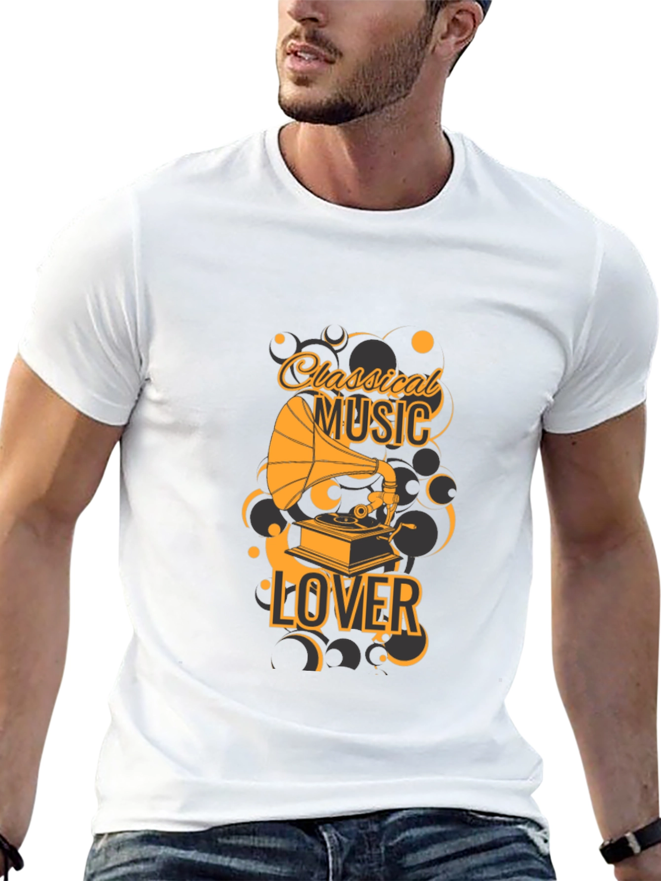 Classical Music Lover Black T-Shirt