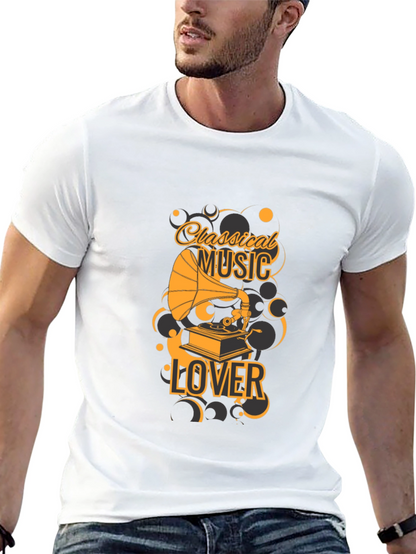 Classical Music Lover Black T-Shirt