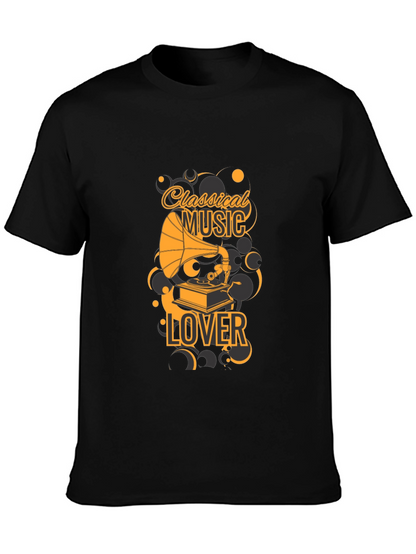 Classical Music Lover Black T-Shirt
