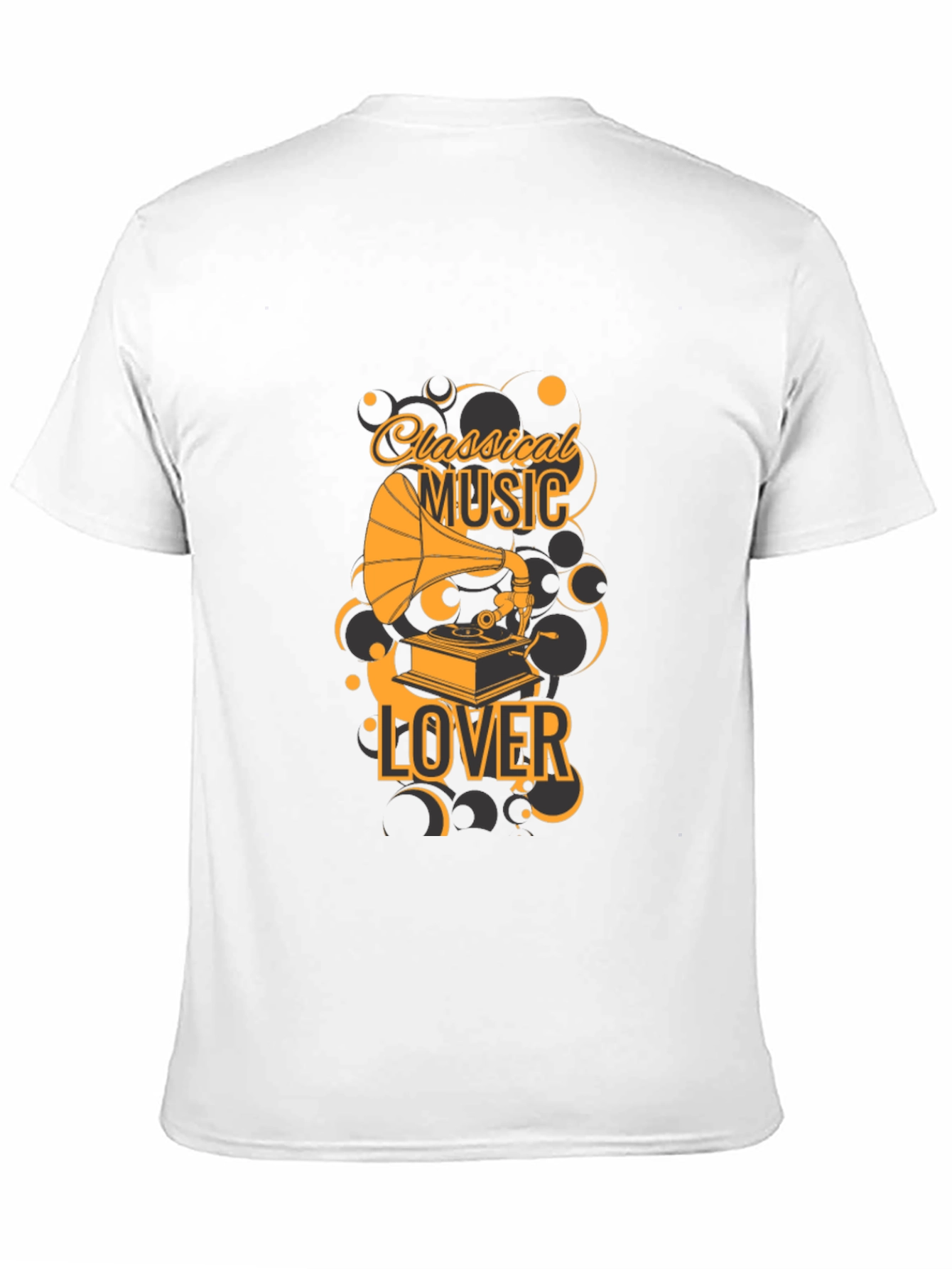 Classical Music Lover Black T-Shirt