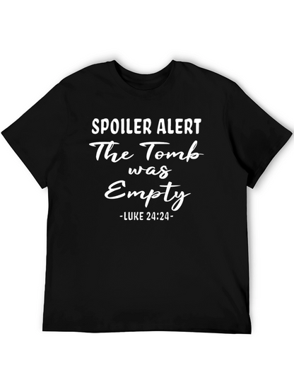 Spoiler Alert The Tomb Was Empty Christian T-Shirt