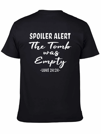 Spoiler Alert The Tomb Was Empty Christian T-Shirt