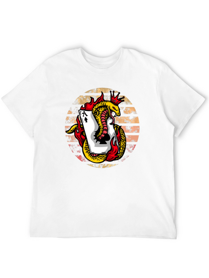 Ace of Spades Snake Graphic Tee