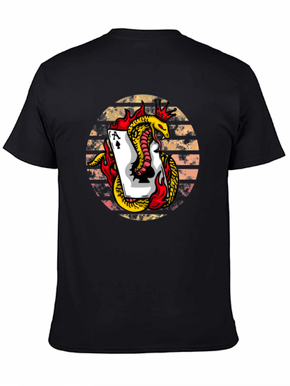 Ace of Spades Snake Graphic Tee
