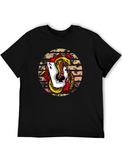 Ace of Spades Snake Graphic Tee