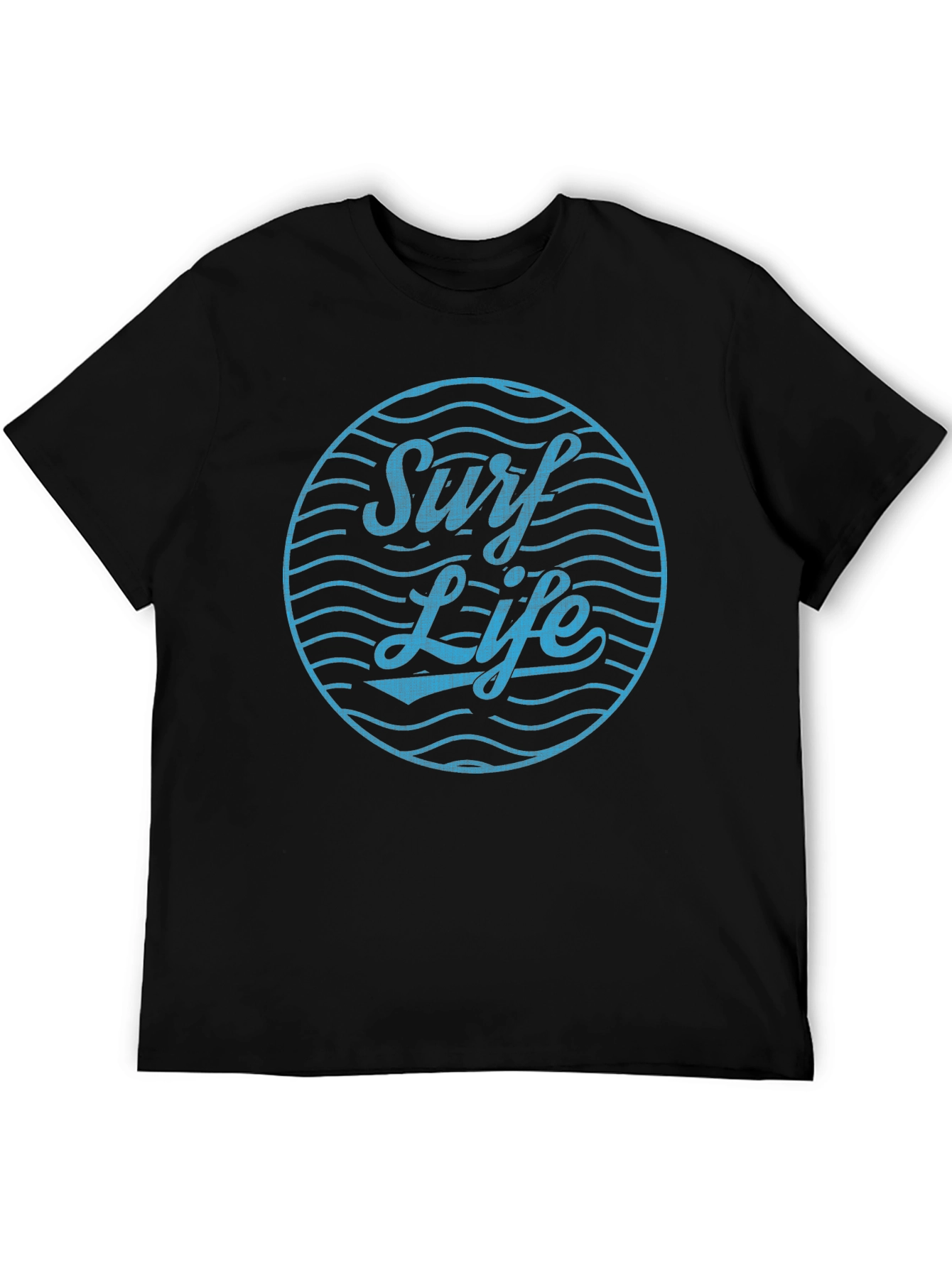 Surf Life Graphic Tee - Relaxed Fit Cotton T-Shirt