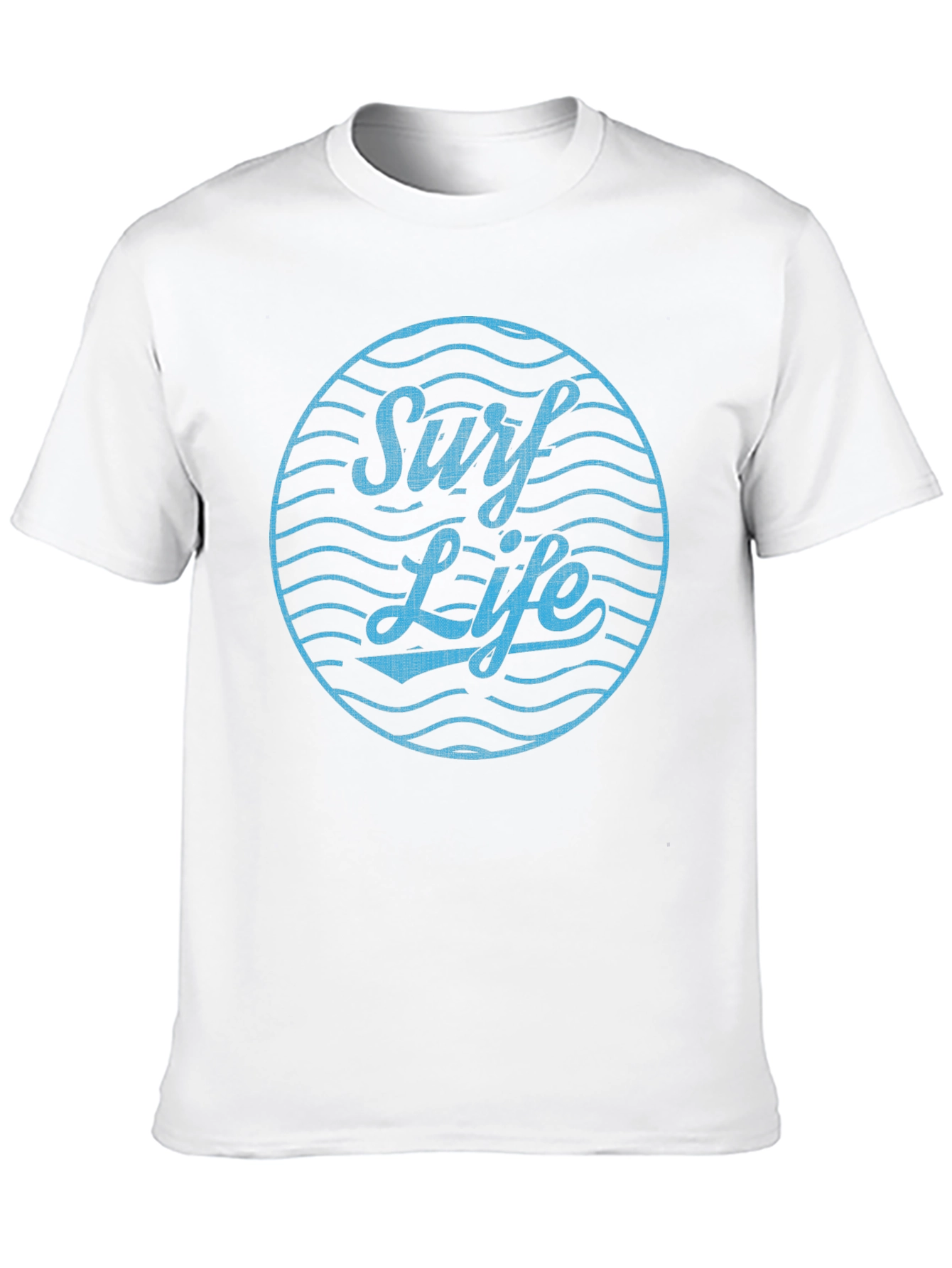 Surf Life Graphic Tee - Relaxed Fit Cotton T-Shirt