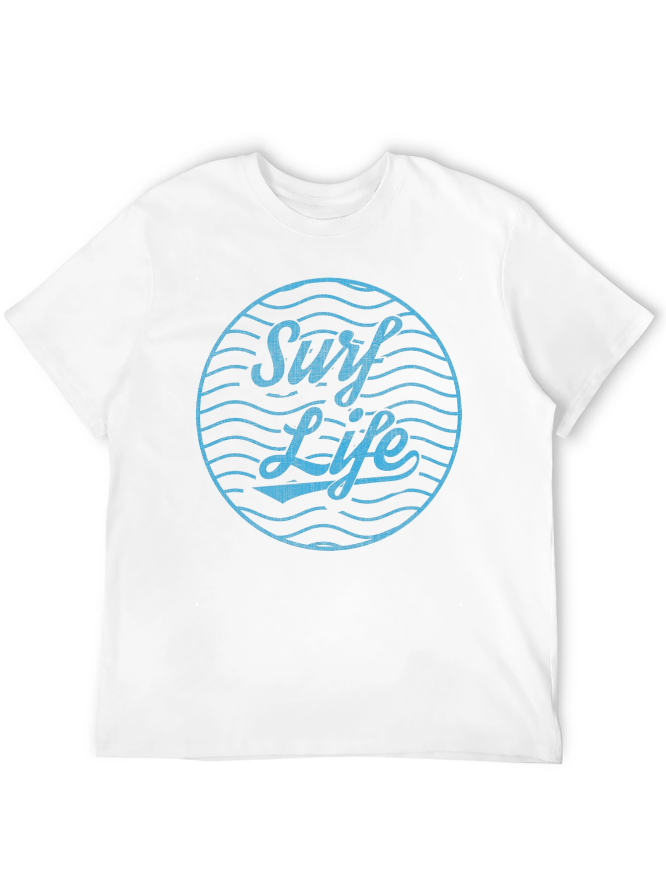 Surf Life Graphic Tee - Relaxed Fit Cotton T-Shirt