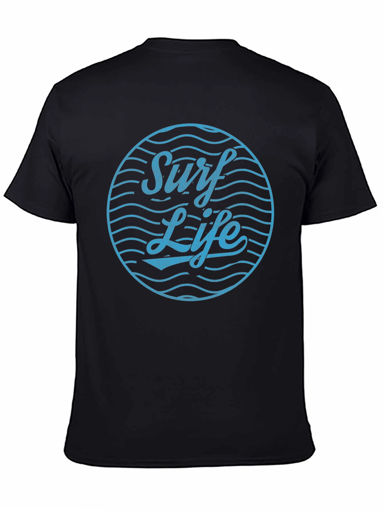 Surf Life Graphic Tee - Relaxed Fit Cotton T-Shirt
