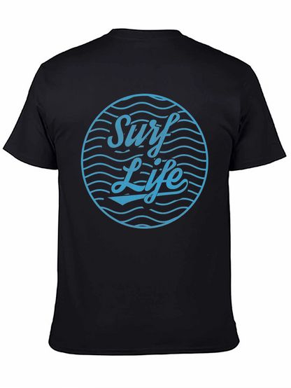 Surf Life Graphic Tee - Relaxed Fit Cotton T-Shirt
