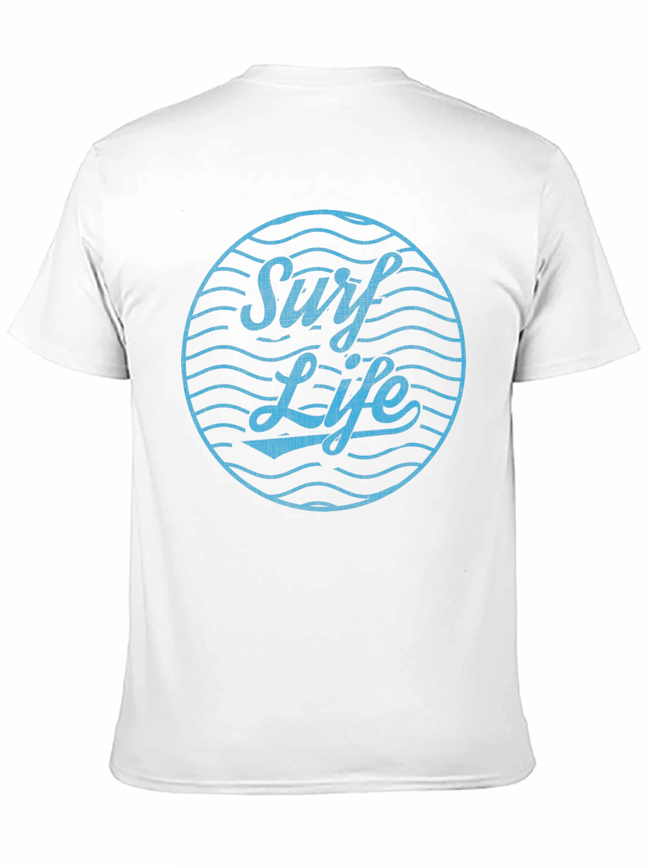 Surf Life Graphic Tee - Relaxed Fit Cotton T-Shirt