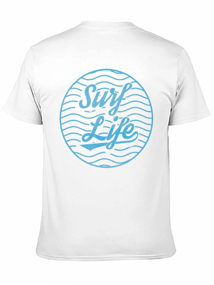 Surf Life Graphic Tee - Relaxed Fit Cotton T-Shirt
