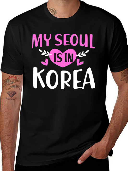My Seoul is in Korea Graphic T-Shirt