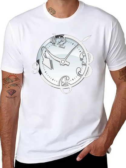 Surrealist Clock Graphic T-Shirt - Time Bender