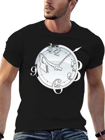 Surrealist Clock Graphic T-Shirt - Time Bender