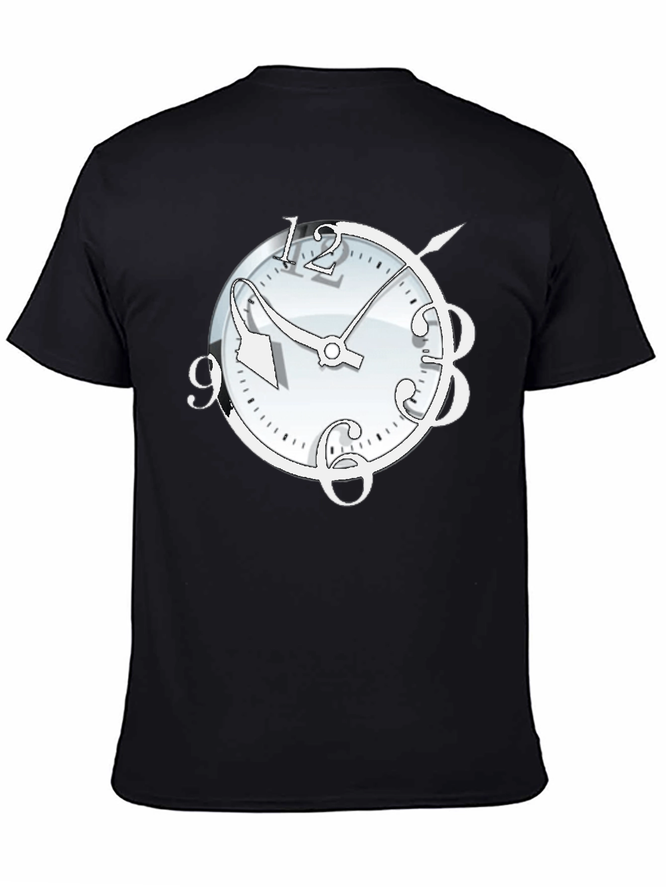 Surrealist Clock Graphic T-Shirt - Time Bender