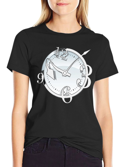 Surrealist Clock Graphic T-Shirt - Time Bender