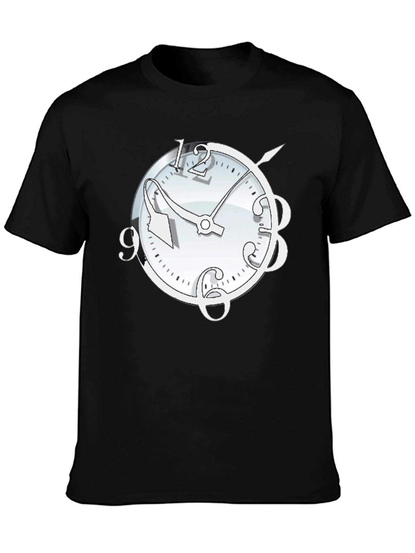 Surrealist Clock Graphic T-Shirt - Time Bender
