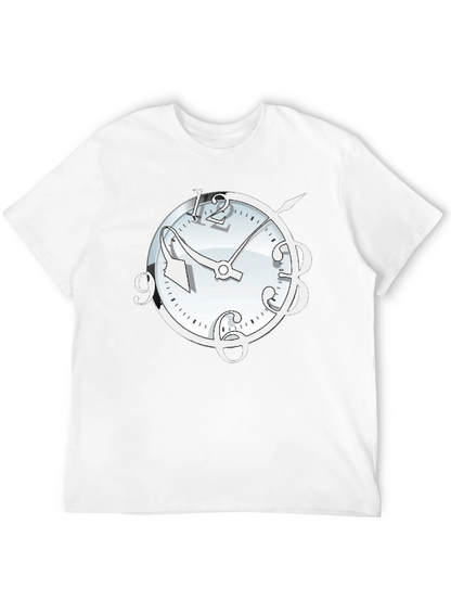 Surrealist Clock Graphic T-Shirt - Time Bender