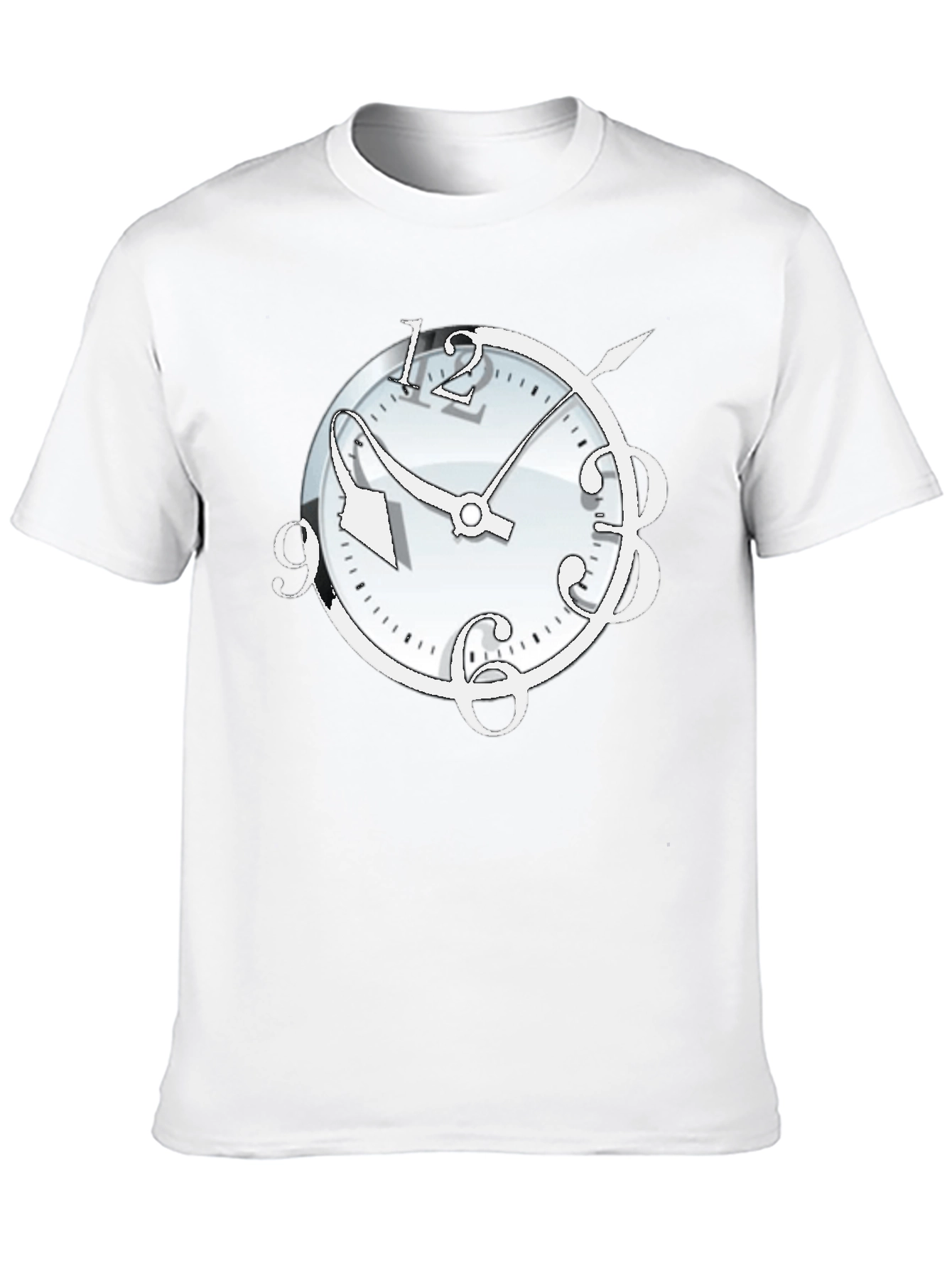 Surrealist Clock Graphic T-Shirt - Time Bender
