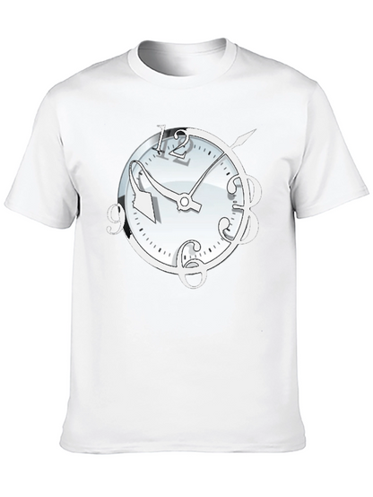 Surrealist Clock Graphic T-Shirt - Time Bender