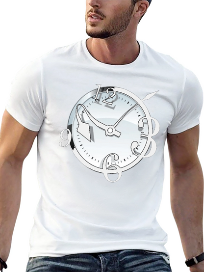 Surrealist Clock Graphic T-Shirt - Time Bender