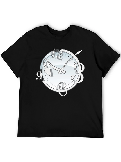 Surrealist Clock Graphic T-Shirt - Time Bender