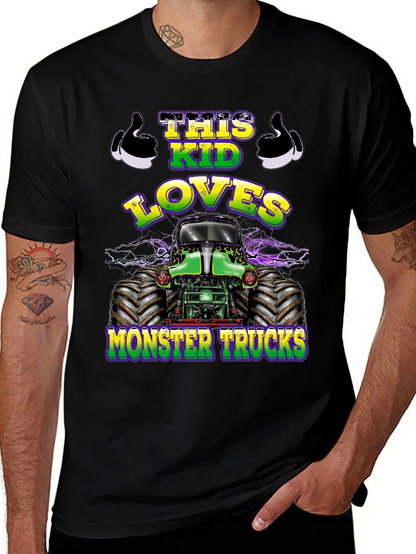 This Kid Loves Monster Trucks T-Shirt