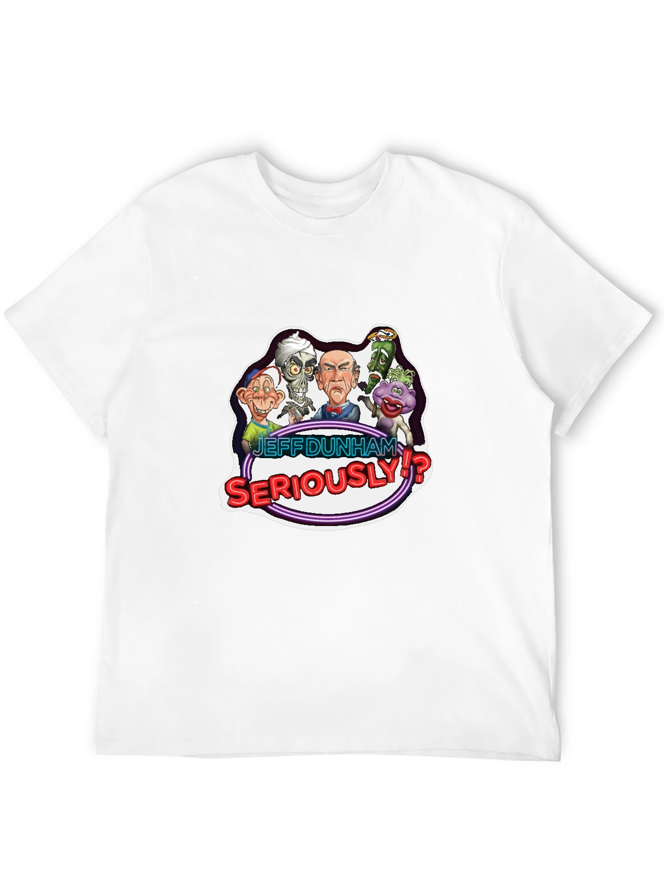 Jeff Dunham Seriously!? Black T-Shirt