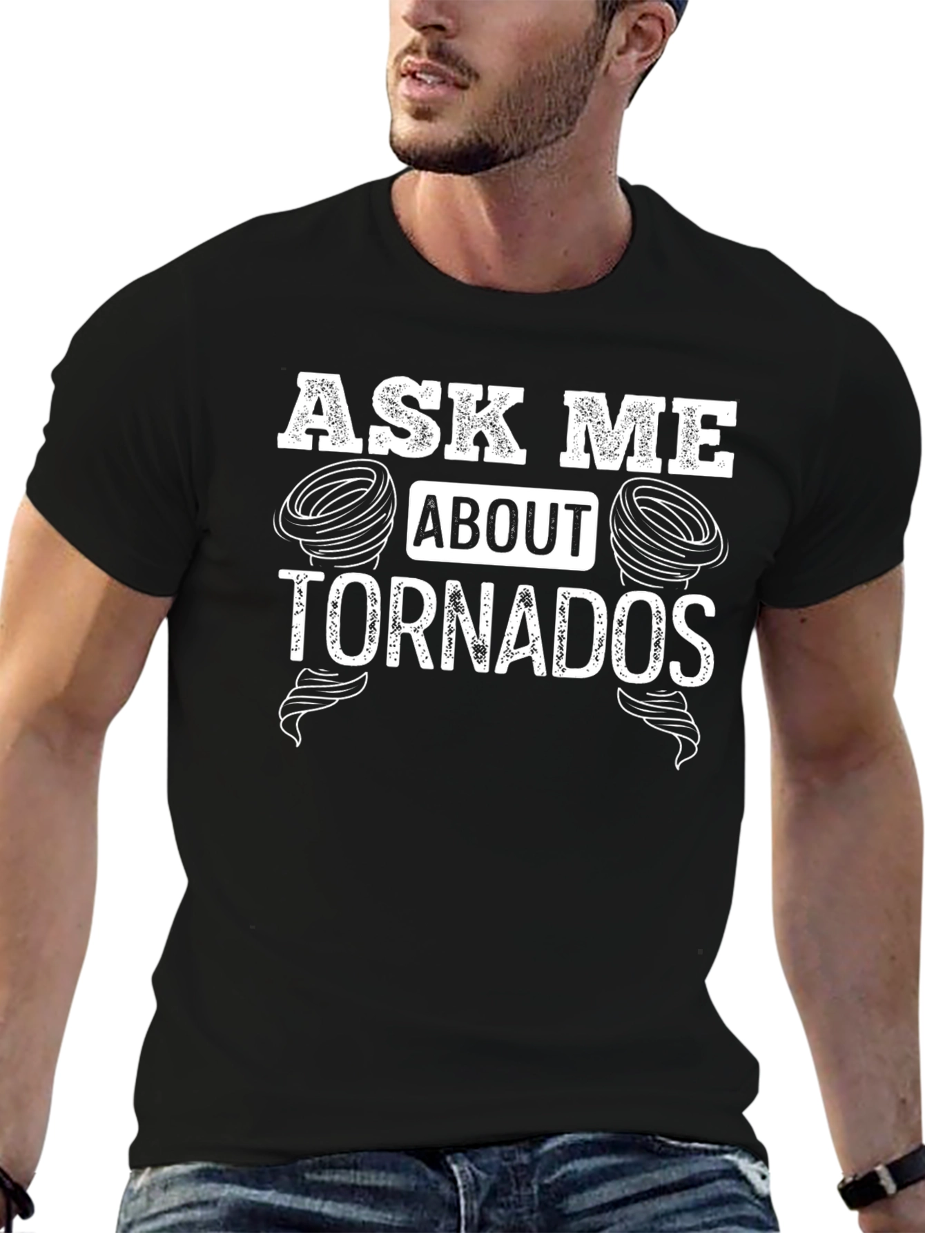 Ask Me About Tornadoes T-Shirt - Novelty Tee
