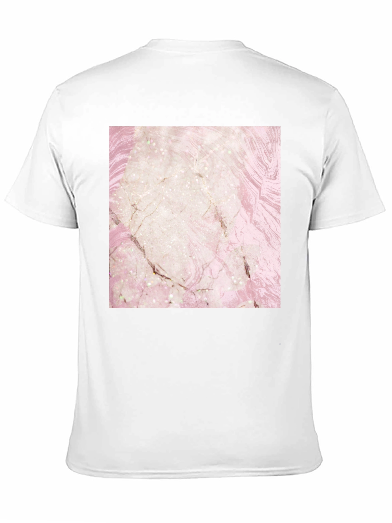 Marble Design T-Shirt - Stylish Graphic Tee